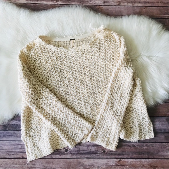 Free People Sweaters - Free People Oversized Chunky Sherpa Sweater